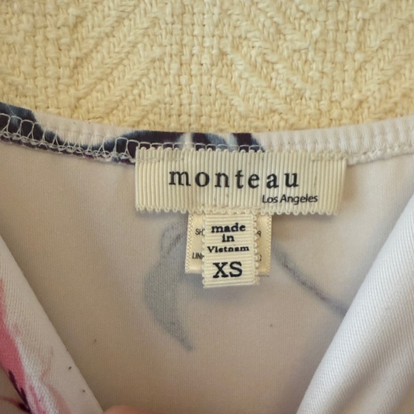 Floral V-Neck Mini Dress - Picture 2 of 7